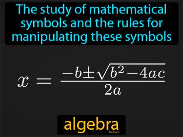 Algebra Meaning