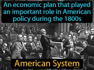American System Meaning