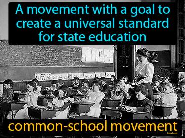 Common-School Movement Meaning