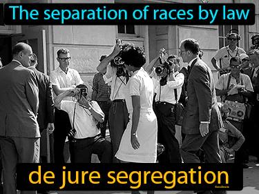 De Jure Segregation Meaning