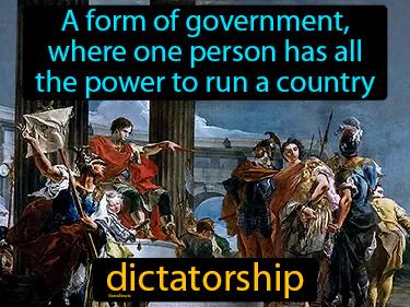Dictatorship Meaning