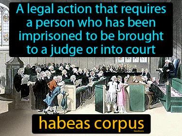 Habeas Corpus Meaning