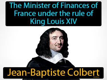 Jean-Baptiste Colbert Meaning