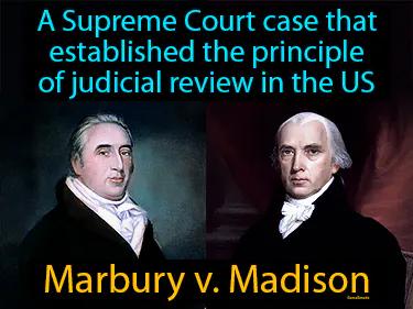 Marbury V Madison Meaning