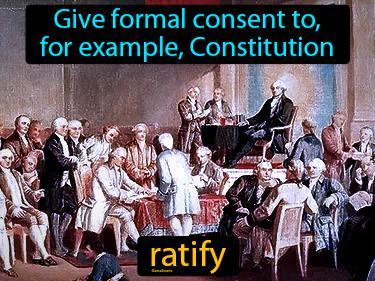 Ratify Meaning