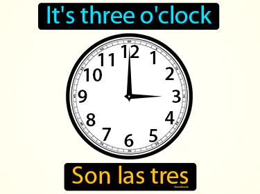 Son Las Tres Meaning