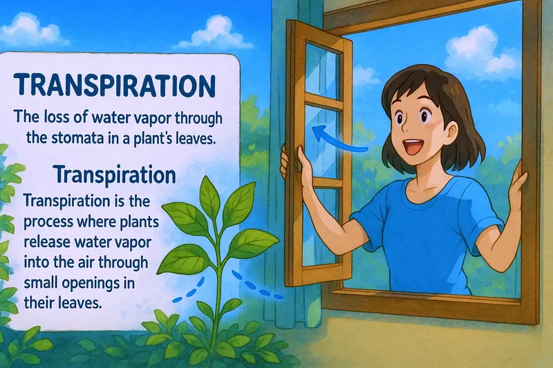 Transpiration Meaning Transpiration Meaning