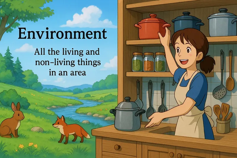 Environment Meaning Environment Meaning
