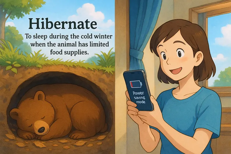 Hibernate Meaning Hibernate Meaning
