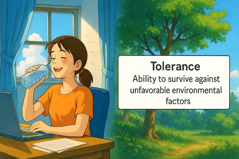 Tolerance Meaning Tolerance Meaning