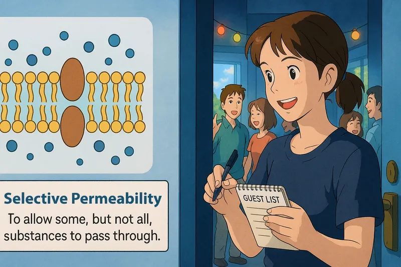Selective Permeability Meaning Selective Permeability Meaning
