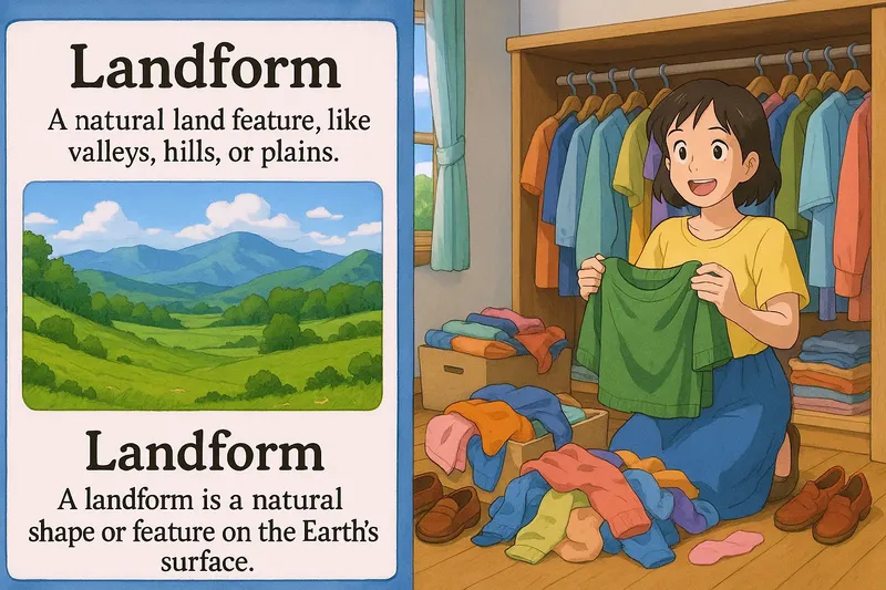 Landform Meaning Landform Meaning