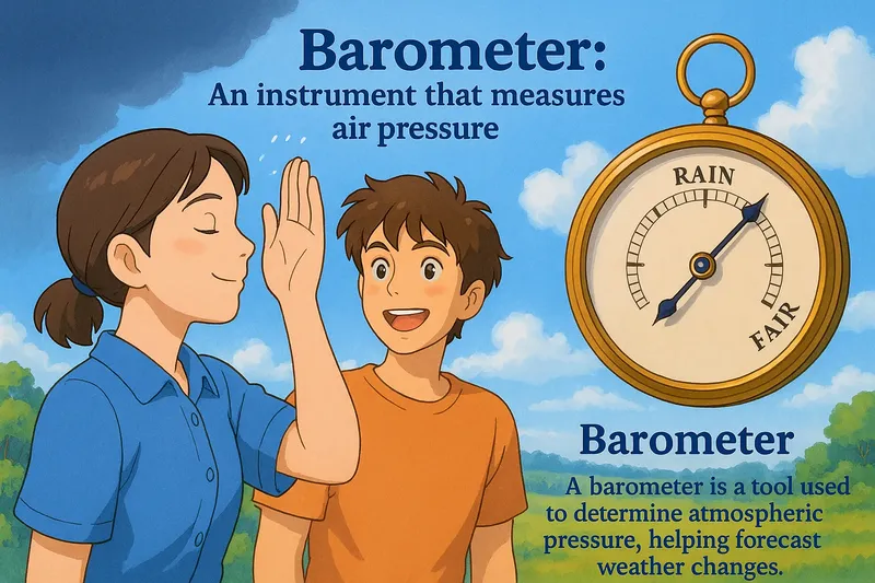 Barometer Meaning Barometer Meaning
