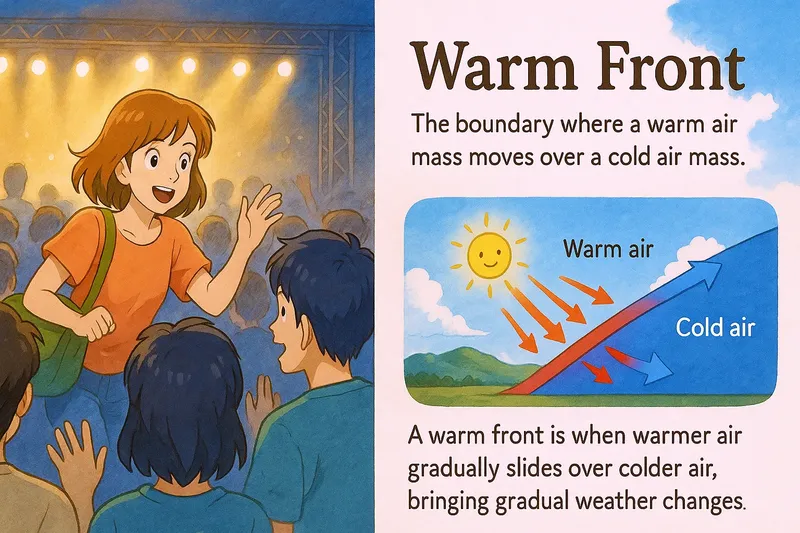 Warm Front Meaning Warm Front Meaning