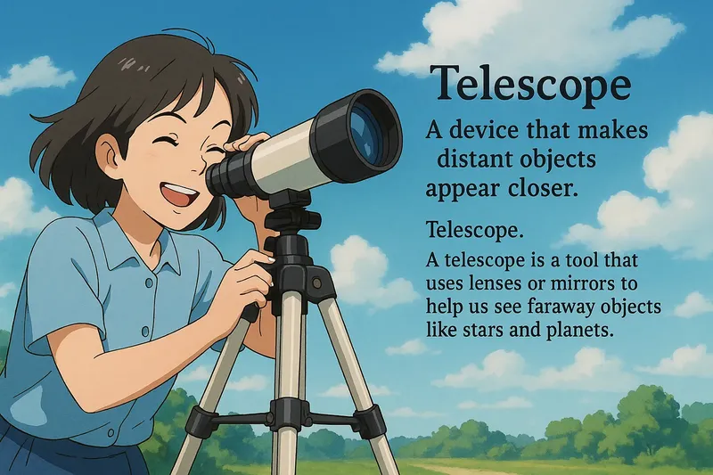 Telescope Meaning Telescope Meaning