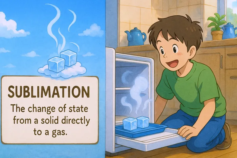 Sublimation Meaning Sublimation Meaning