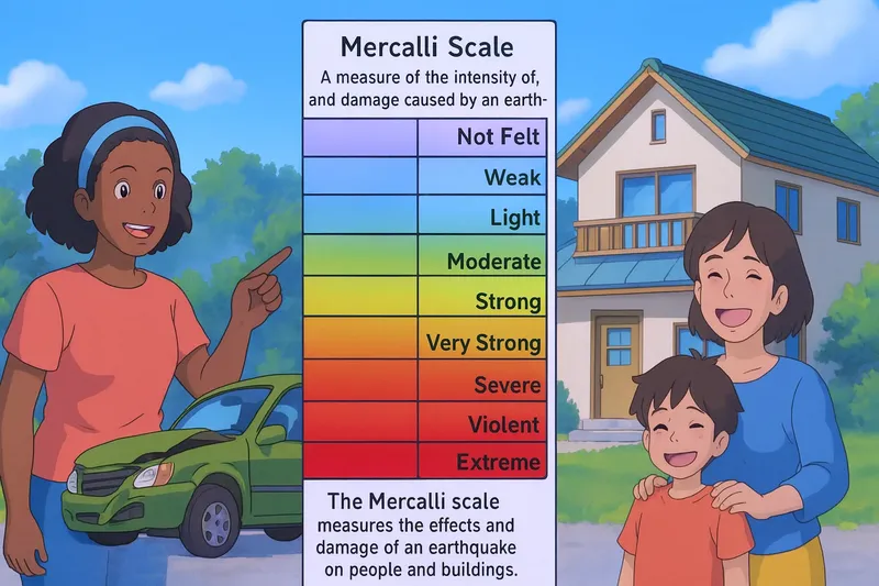 Mercalli Scale Meaning Mercalli Scale Meaning