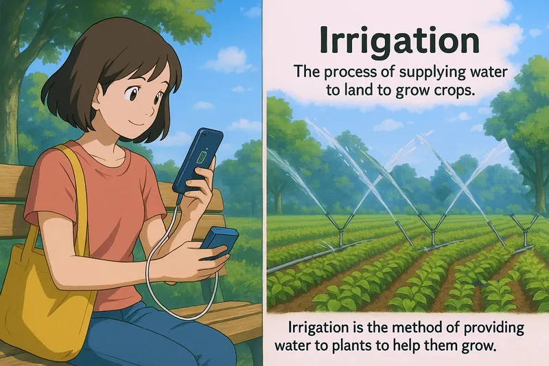 Irrigation Meaning Irrigation Meaning