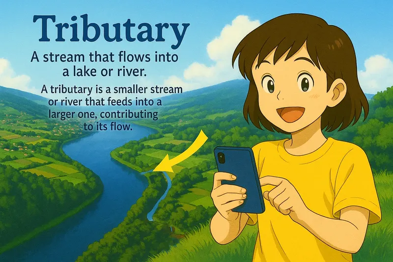Tributary Meaning Tributary Meaning