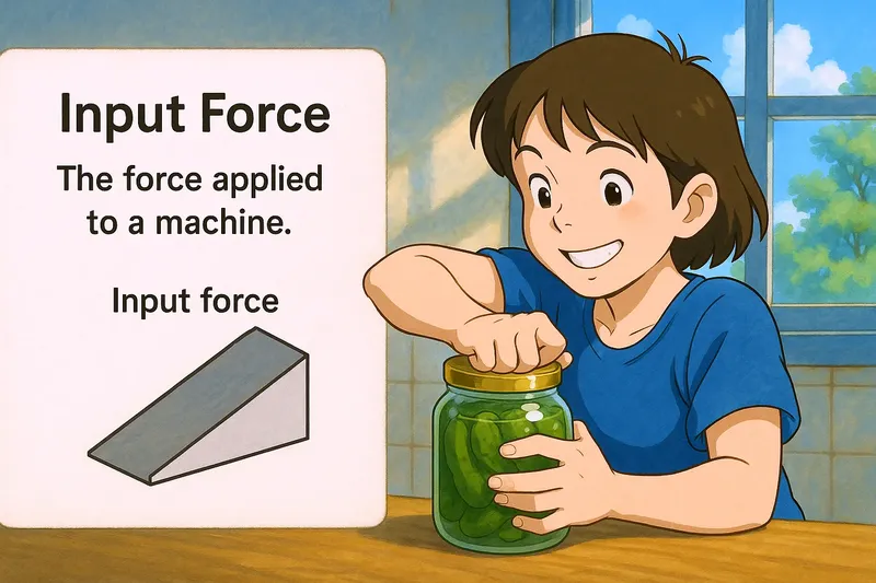 Input Force Meaning Input Force Meaning