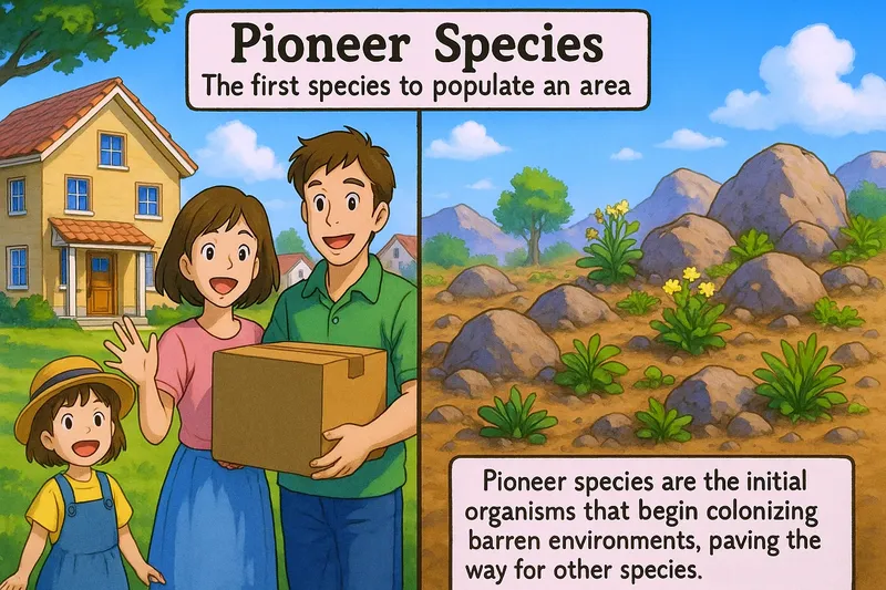 Pioneer Species Meaning Pioneer Species Meaning