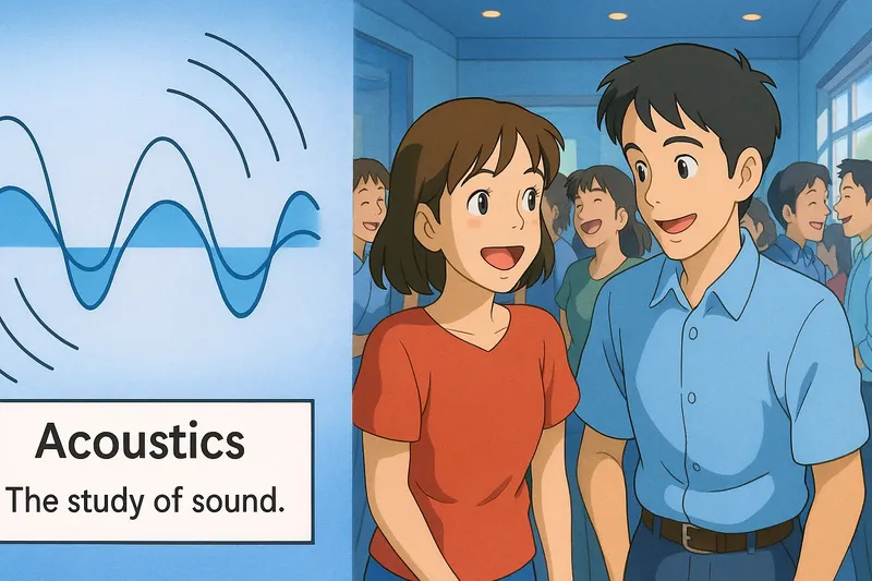 Acoustics Meaning Acoustics Meaning