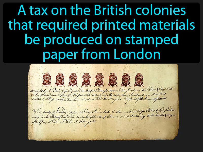 Stamp Act Definition Stamp Act Definition
